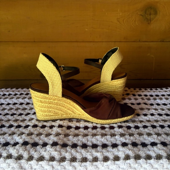 Lucky Brand Women’s Black Espadrille Wedges - Size 8 1/2 - Picture 5 of 11